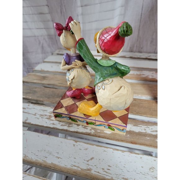 Jim shore mistletoe moment Donald Daisy duck figurine‎ enesco - Picture 5 of 9